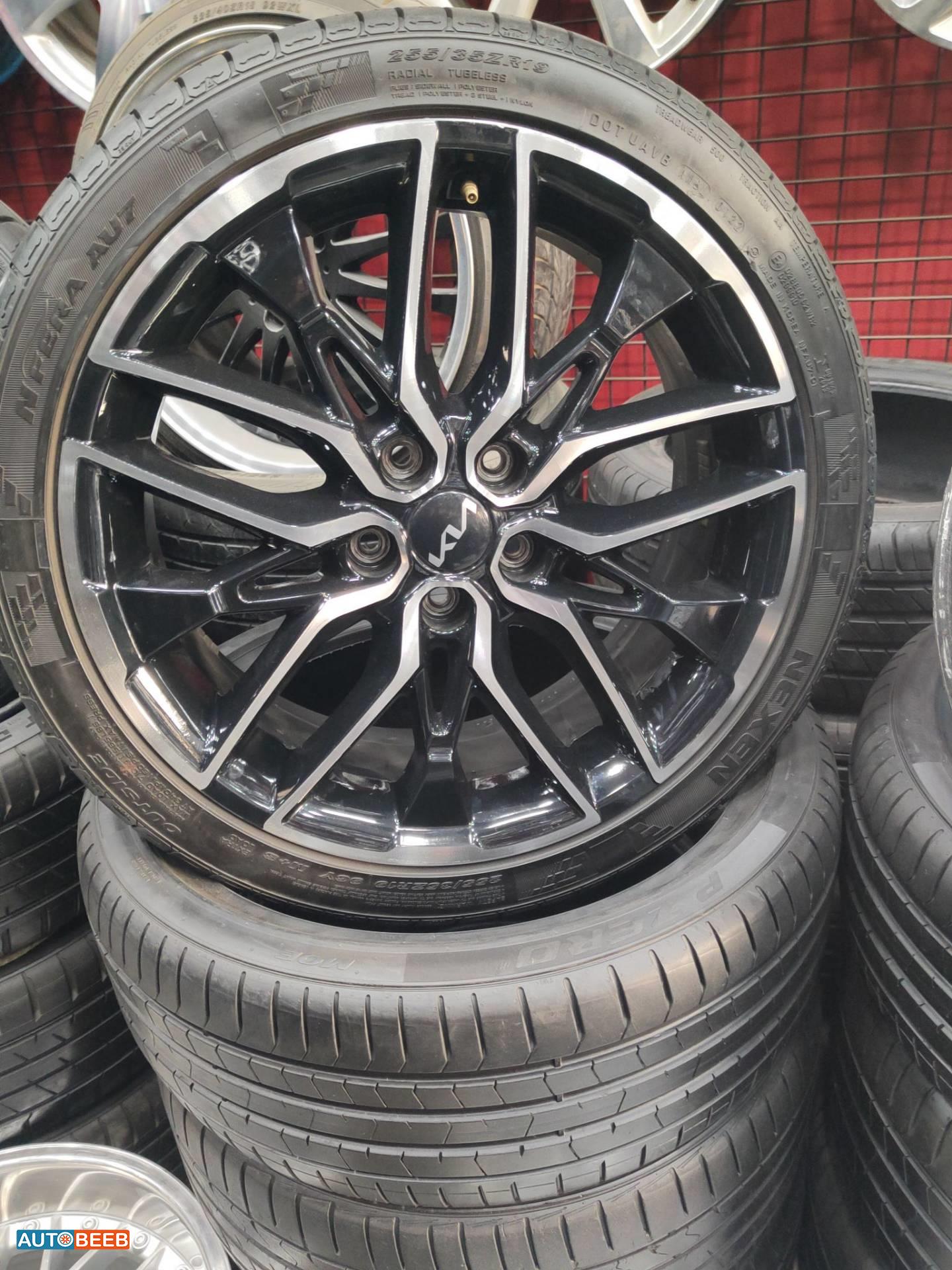 طقم جنطات مع كوشوك كيا اوبتيما 5 براغي 19