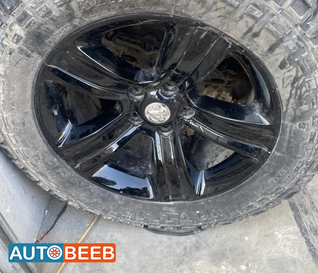 طقم جنطات مع كوشوك دودج رام 5 براغي 20 2015 2016