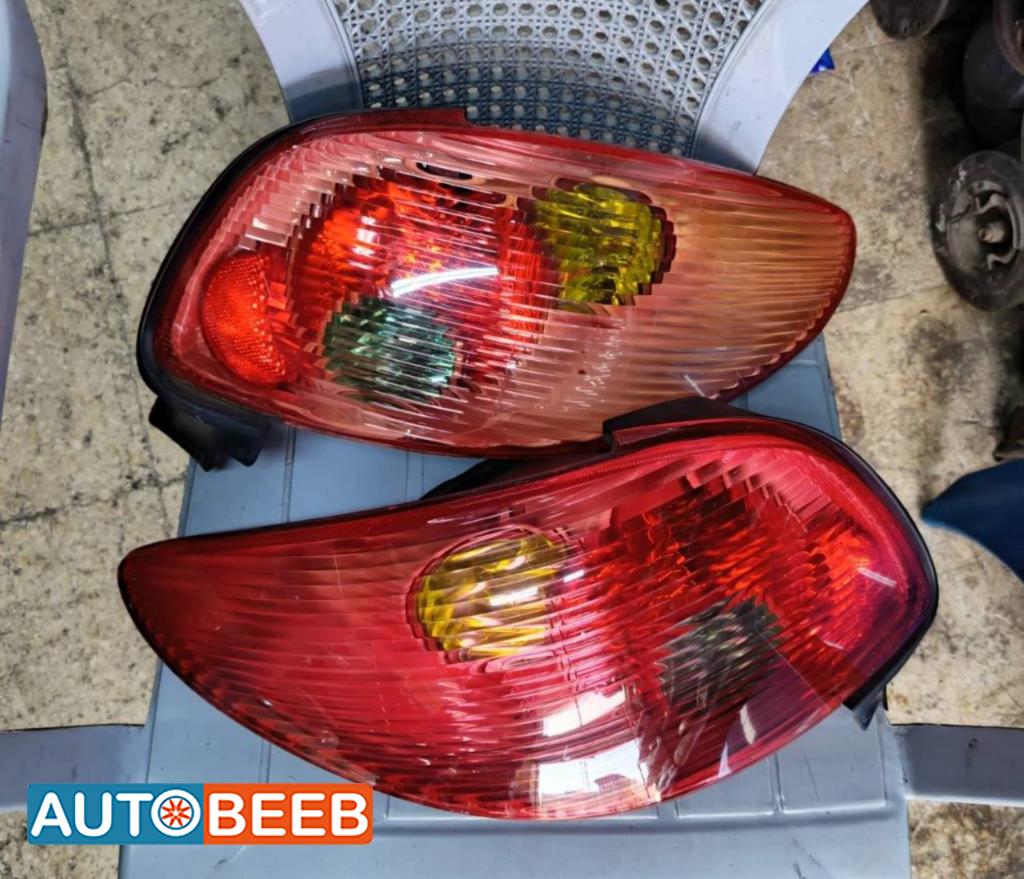 Lights Rear light Peugeot 206