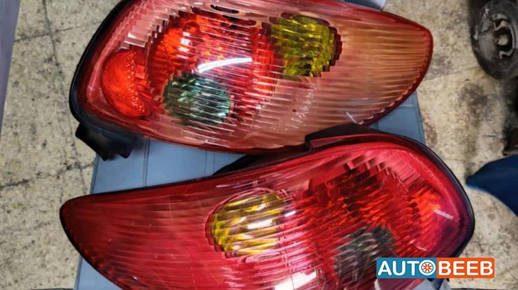 Lights Rear light Peugeot 206