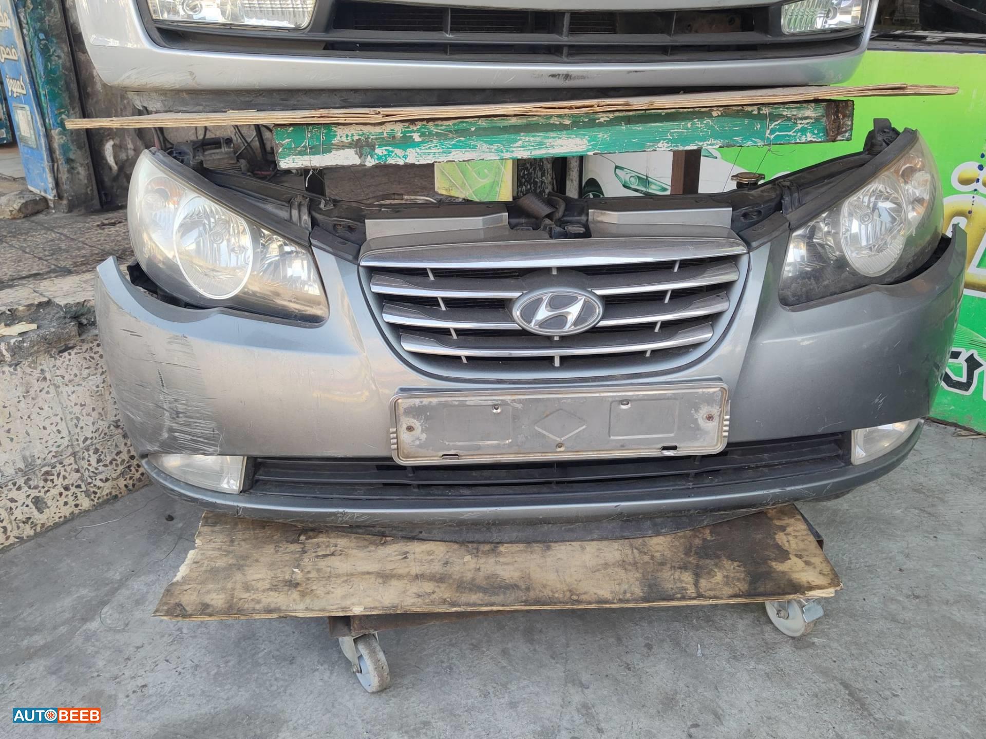 واجهة أمامية طمبون اضوية يمين شمال هيونداي افانتي النترا 2007 2008