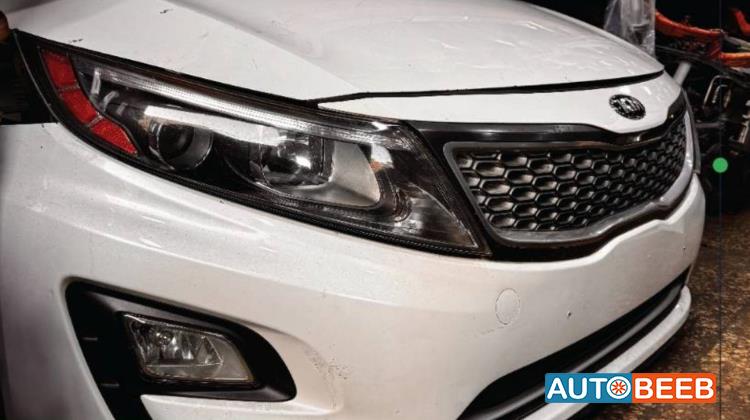 واجهة أمامية طمبون اضوية يمين شمال كيا اوبتيما 2011 2012 2013 2014 