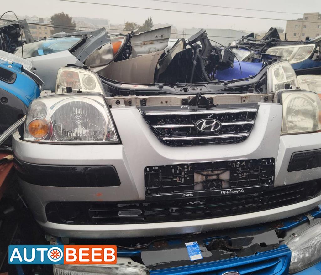 واجهة أمامية طمبون اضوية يمين شمال هيونداي اتوس 2005 2006 2007 2008 