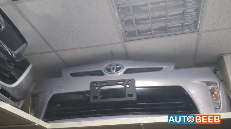 واجهة أمامية طمبون اضوية يمين شمال تويوتا بريوس 2012 2013 2014 2015