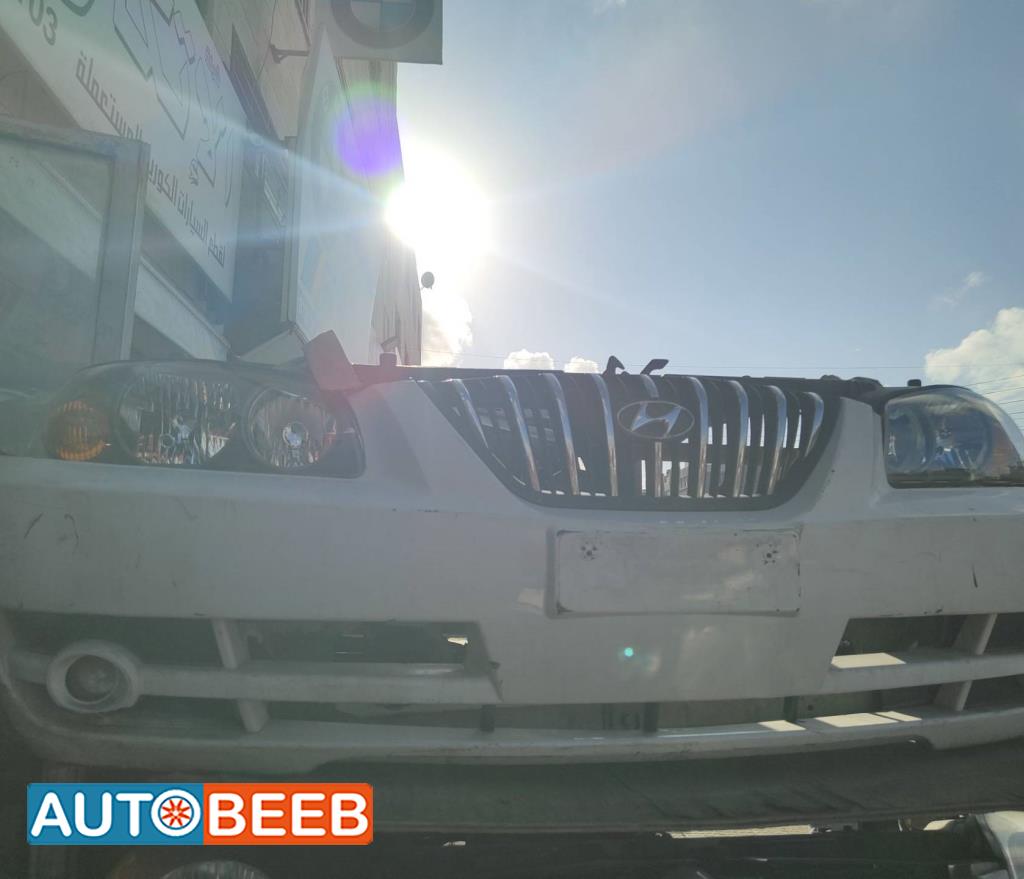 واجهة أمامية طمبون اضوية يمين شمال هيونداي افانتي xd 2005 2006