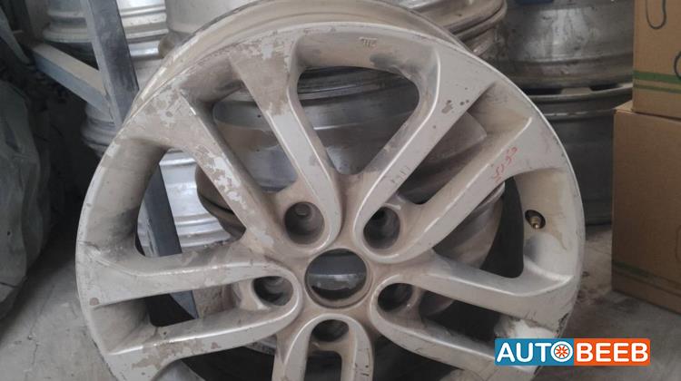 طقم جنطات كيا فورتي كوبيه 5 براغي 16