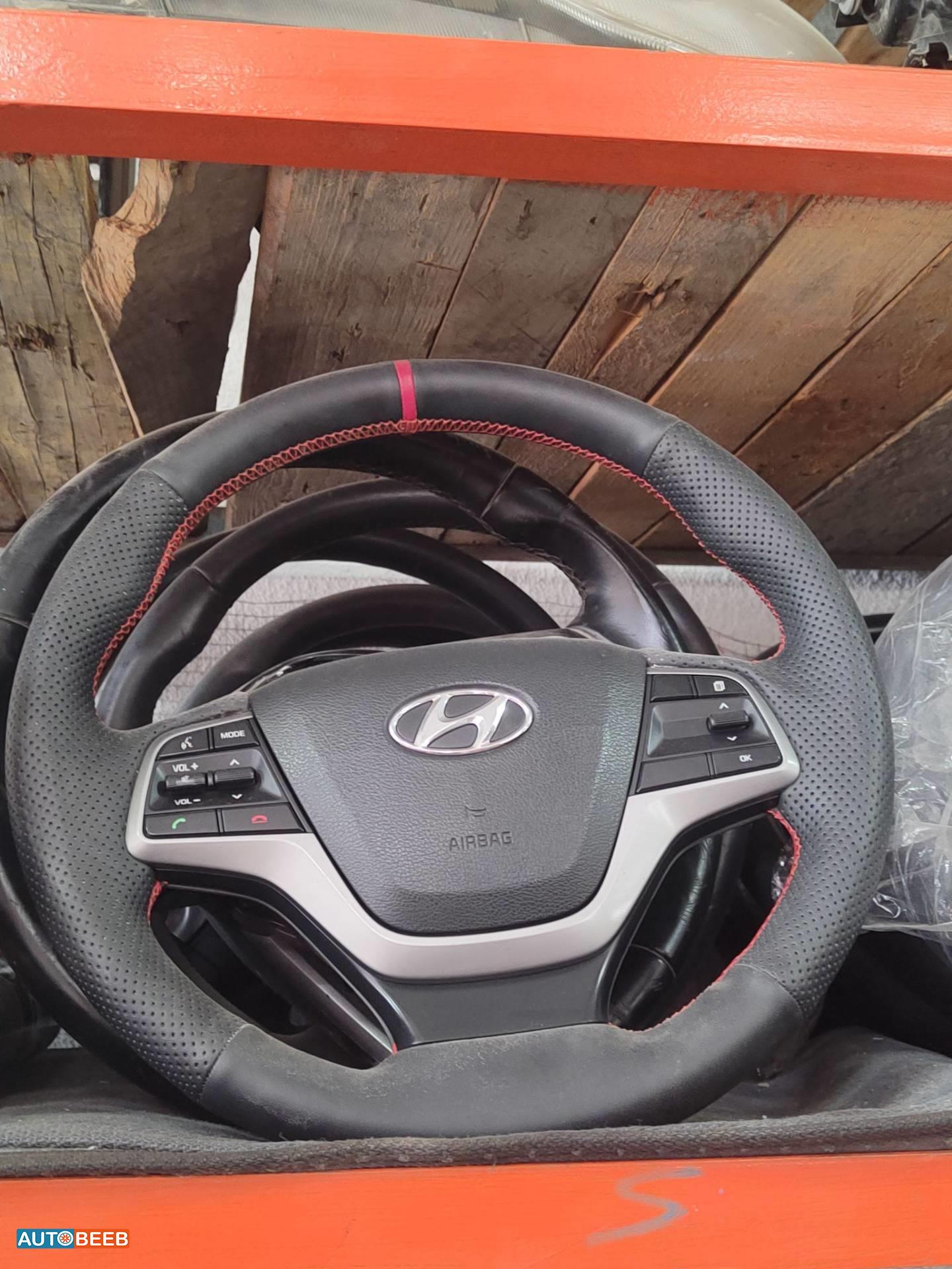 Cabin  Steering Wheel Hyundai Avante