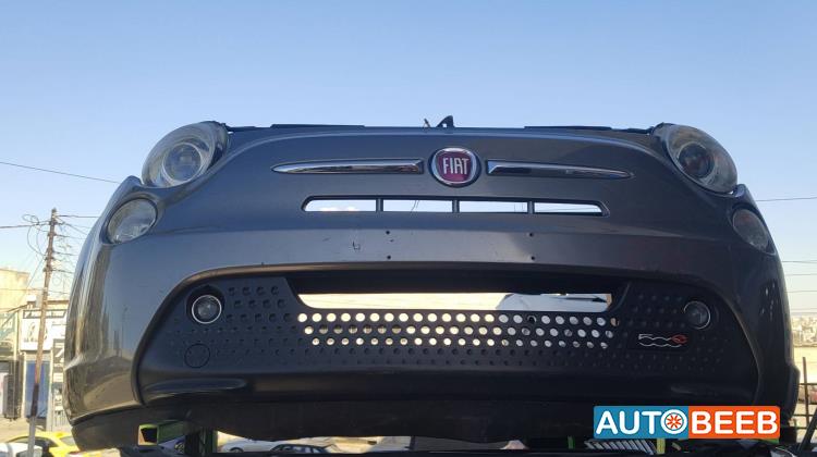 واجهة أمامية طمبون اضوية يمين شمال فيات 500 e 2013 2014 2015 2016 2017