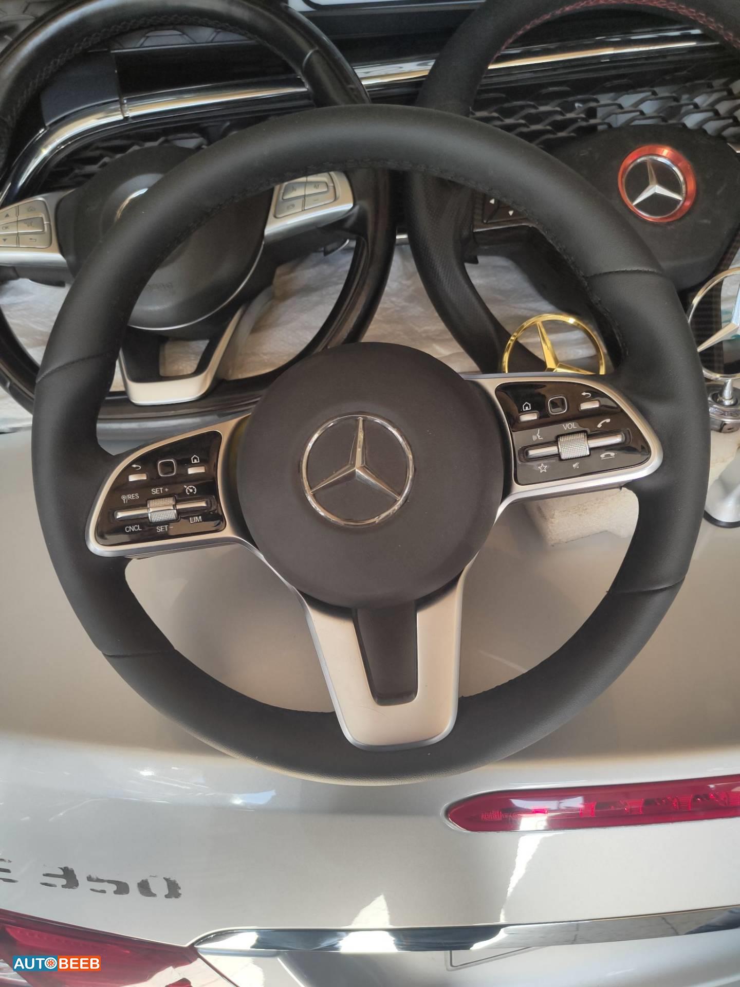 Cabin  Steering Wheel Mercedes Benz E200