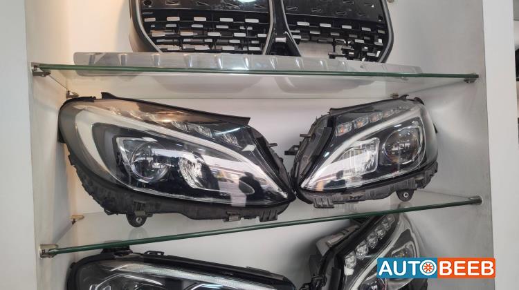 Lights Front light Mercedes Benz C200