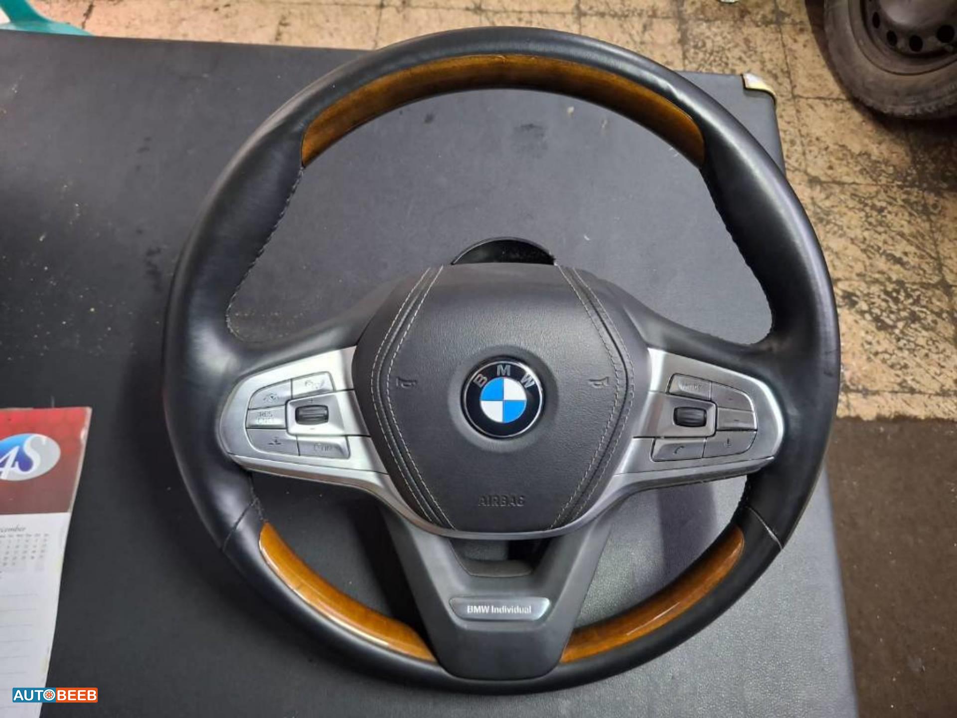 Cabin  Steering Wheel BMW 740