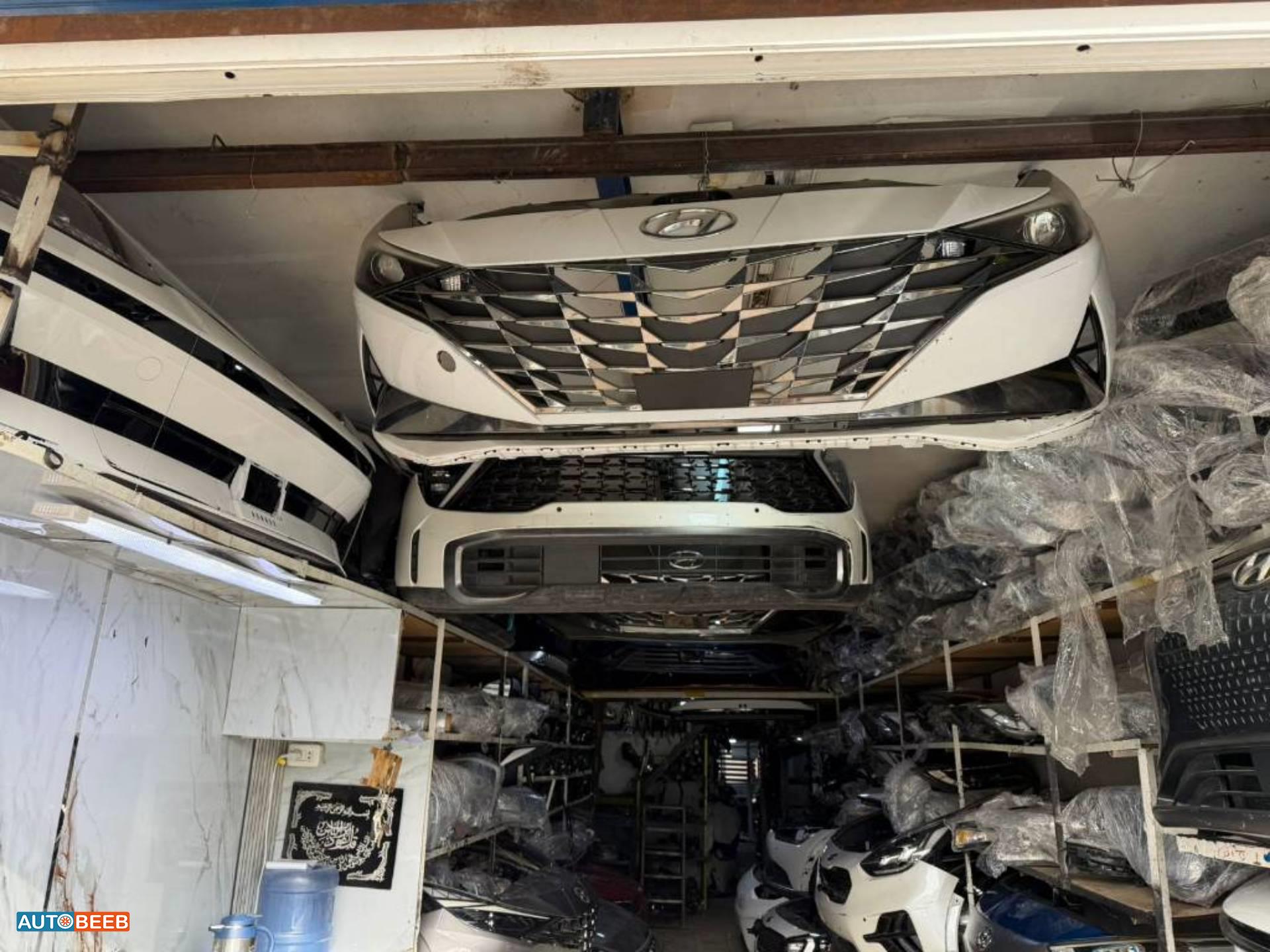 واجهة أمامية طمبون اضوية يمين شمال هيونداي النترا 2022 2023