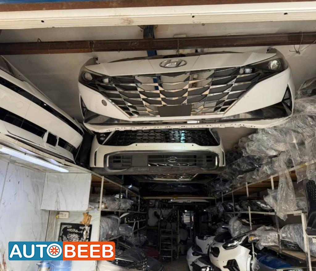 واجهة أمامية طمبون اضوية يمين شمال هيونداي النترا 2022 2023