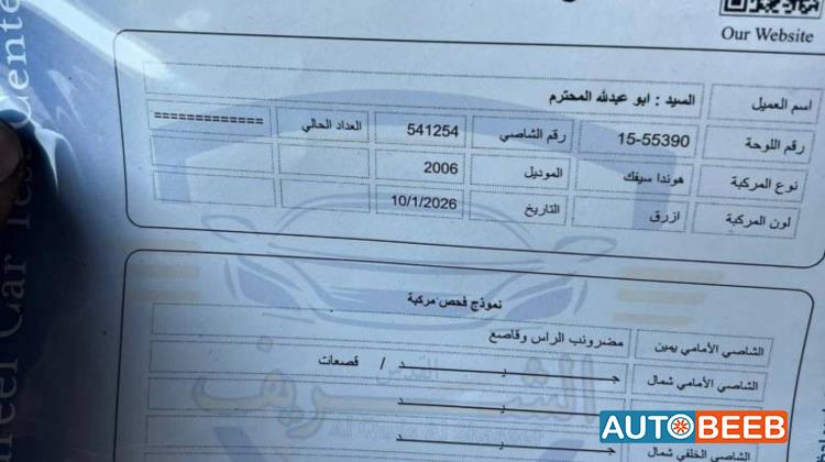 هوندا سيفيك 2006