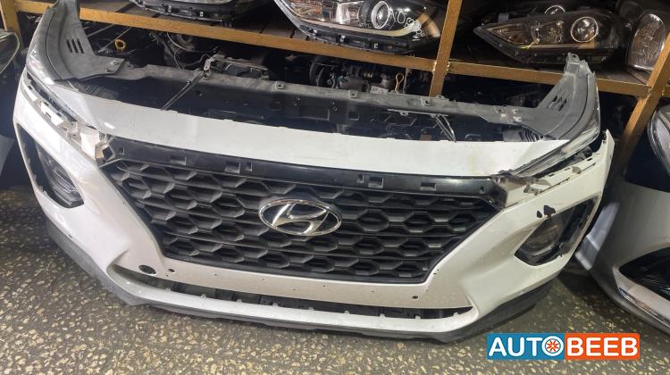 واجهة امامية طمبون اضوية يمين شمال هيونداي سنتافي 2018 2019 2020 2021