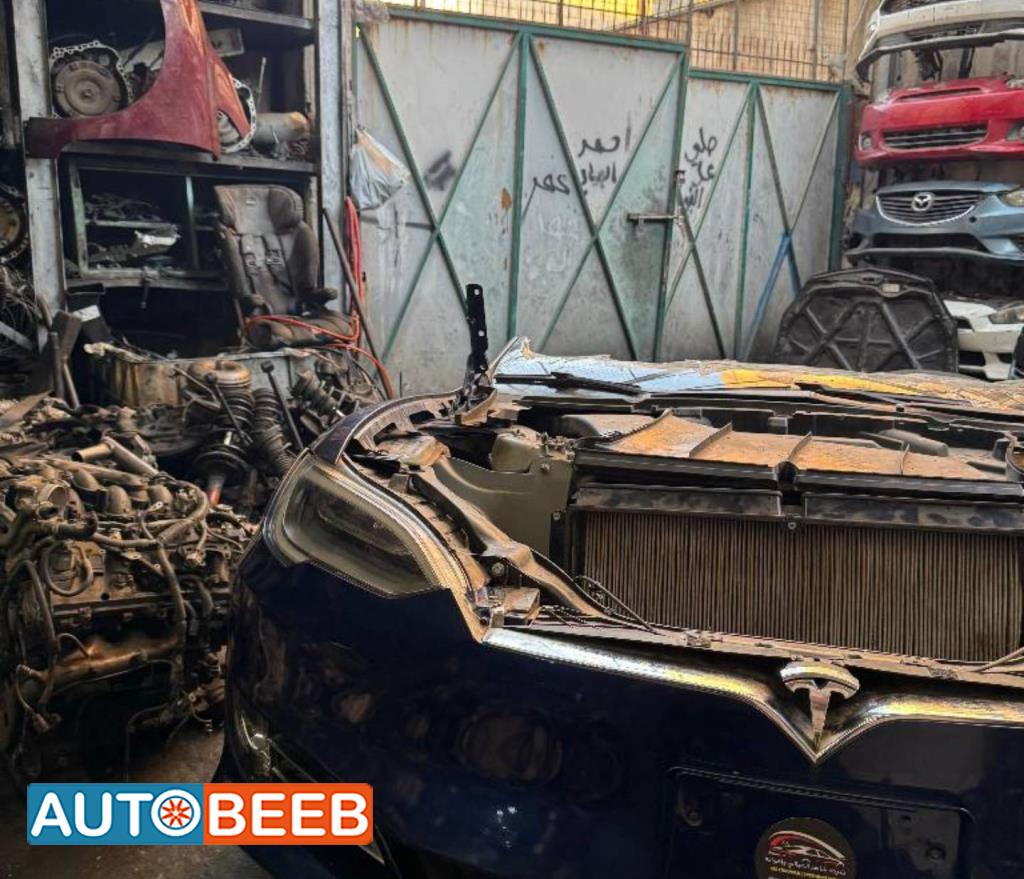 بوز كامل اضوية يمين شمال تيسلا S 2017 2018