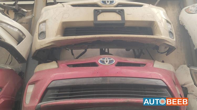 واجهة أمامية طمبون اضوية يمين شمال تويوتا بريوس 2010 2011 2012 2013 