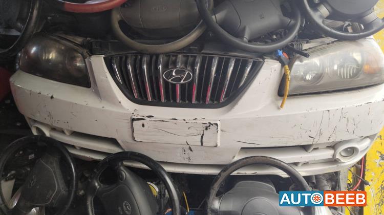 واجهة أمامية طمبون اضوية يمين شمال هيونداي افانتي xd 2005 2006