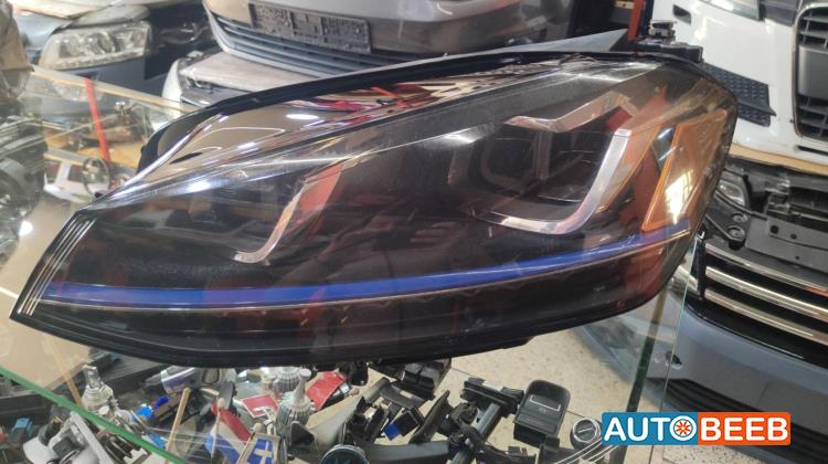 ضوء امامي يمين شمال فولكس فاجن e جولف 2015 2016 2017