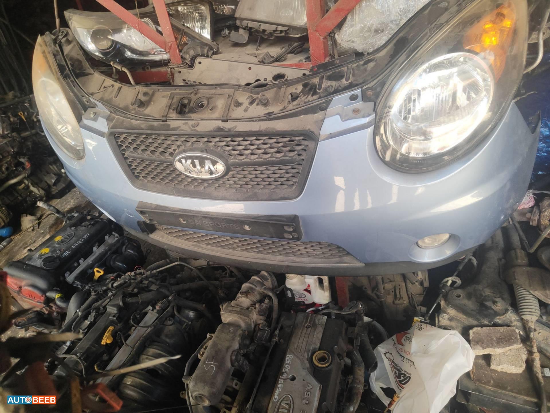 واجهة أمامية طمبون اضوية يمين شمال كيا بيكانتو 2009 2010  2011