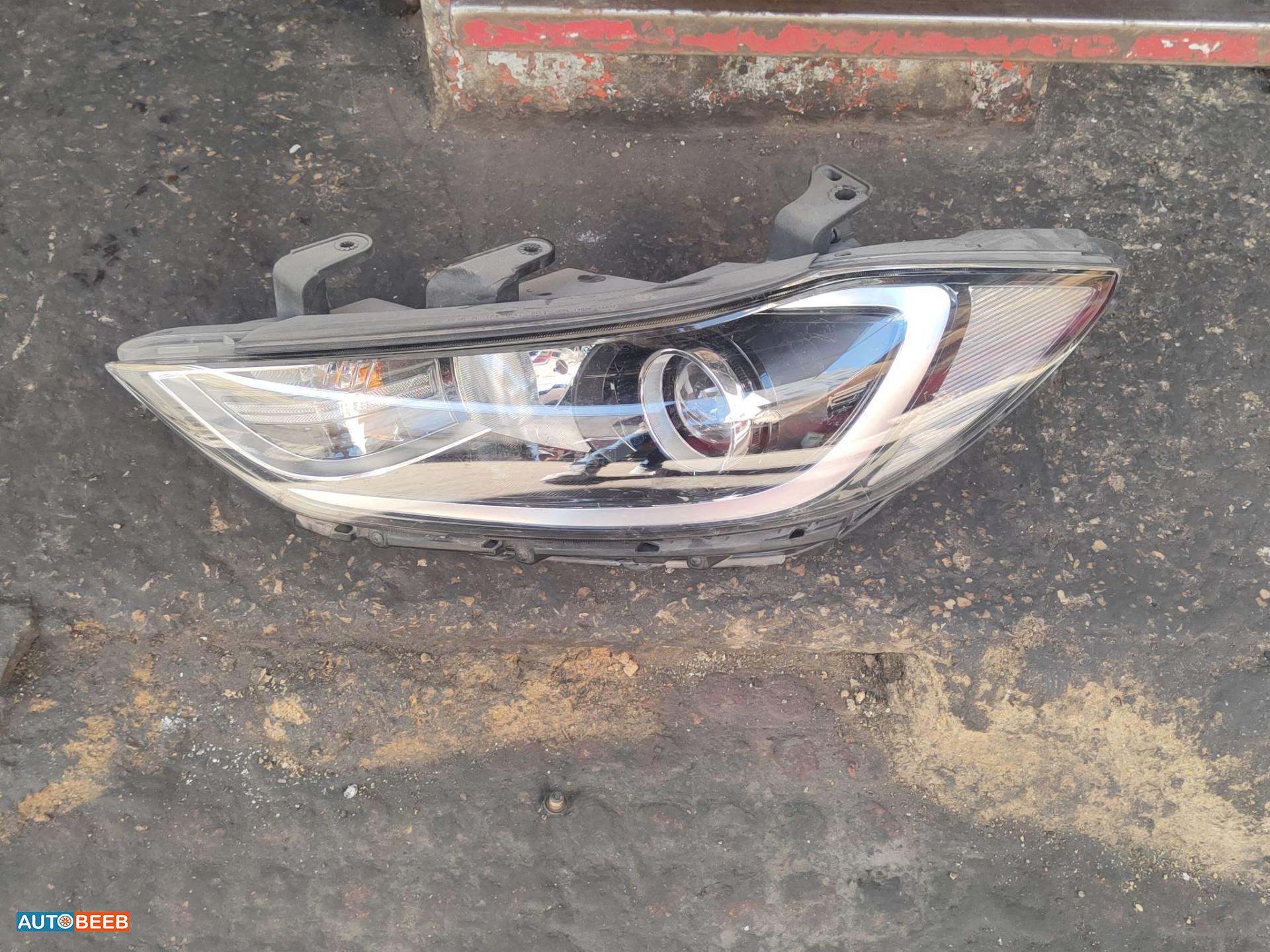 ضوء امامي يمين شمال هيونداي النترا ad 2016 2017 2018