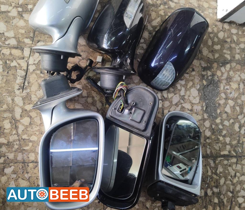 مرآة جانبية يمين شمال مرسيدس E200 1996 1997 1998 1999 2000 2001 2002