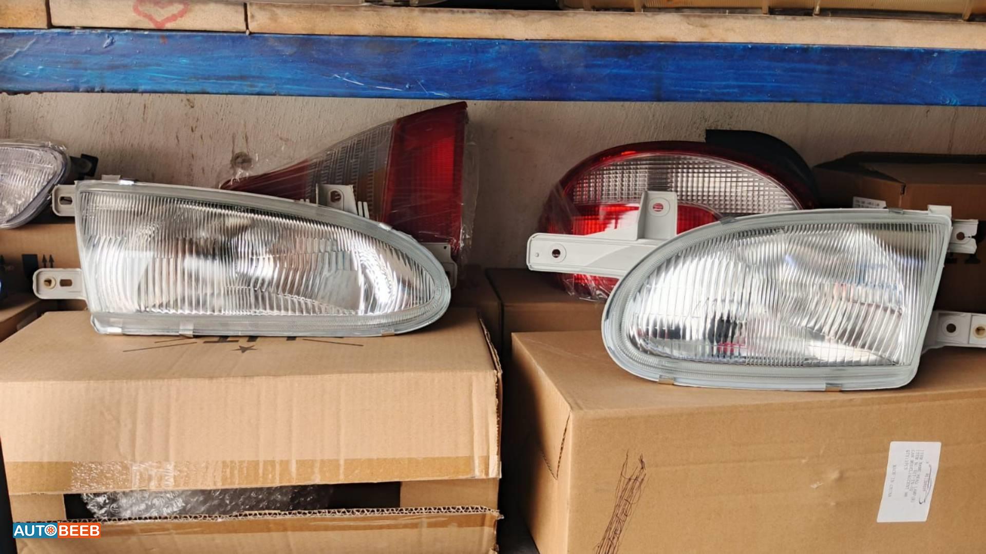 ضوء امامي يمين شمال هيونداي اكسنت 1995 1996 1997 1998 1999