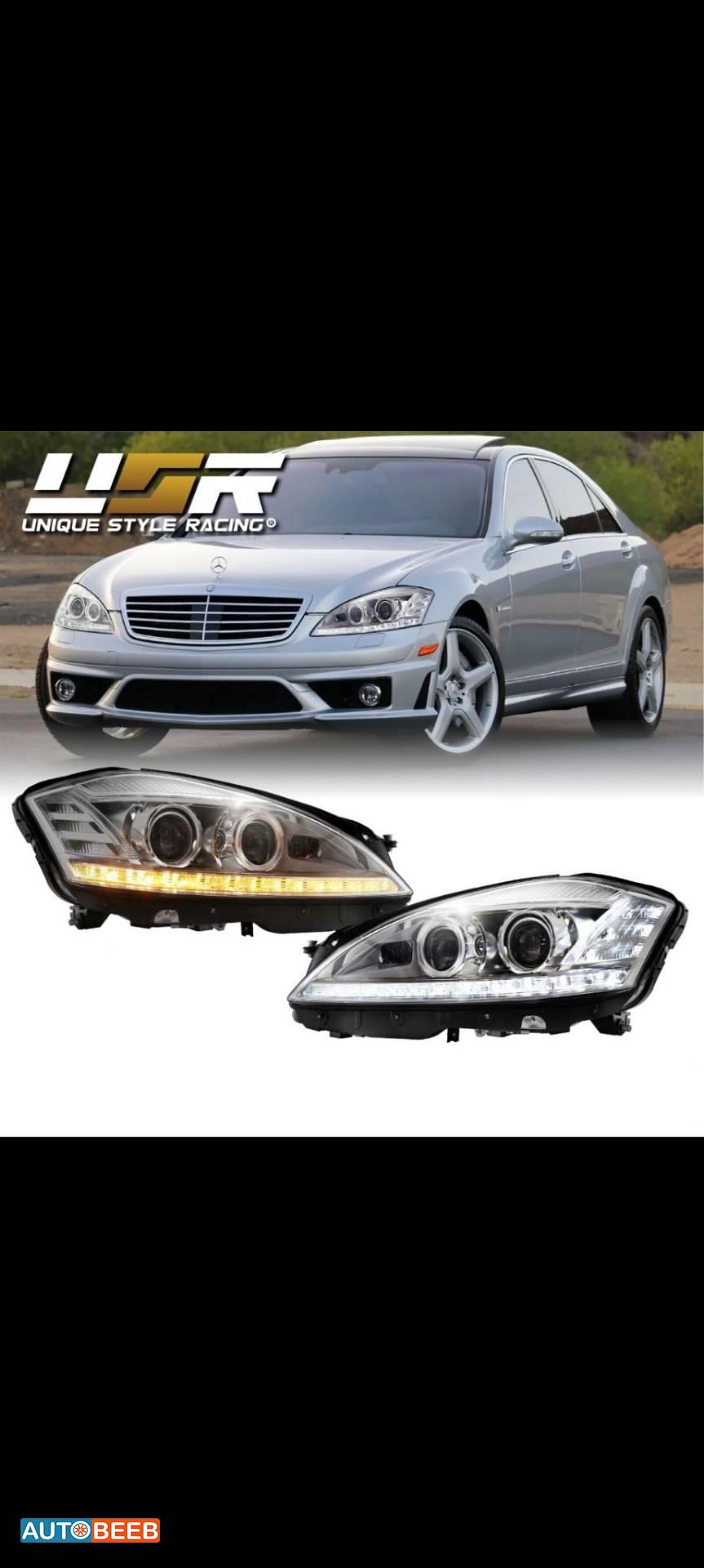 ضوء امامي يمين شمال مرسيدس S500 2010 2011 2012 2013