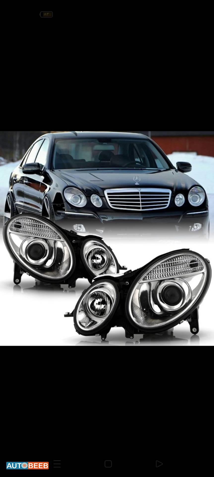 ضوء امامي يمين شمال مرسيدس E200 2007 2008 2009