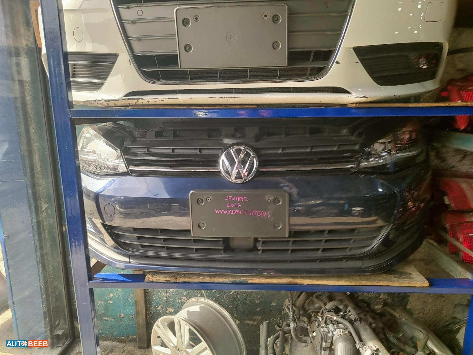 واجهة أمامية طمبون اضوية يمين شمال فولكس فاجن e جولف 2017 2018