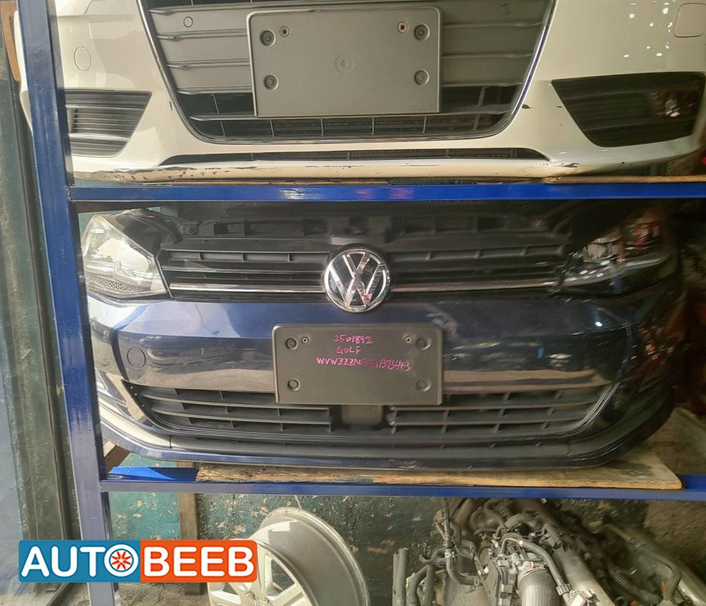 واجهة أمامية طمبون اضوية يمين شمال فولكس فاجن e جولف 2017 2018