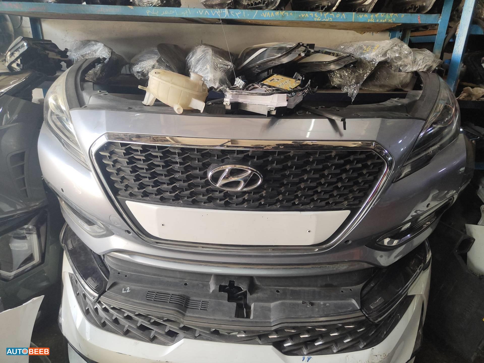 واجهة أمامية طمبون اضوية يمين شمال هيونداي سوناتا 2016 2017