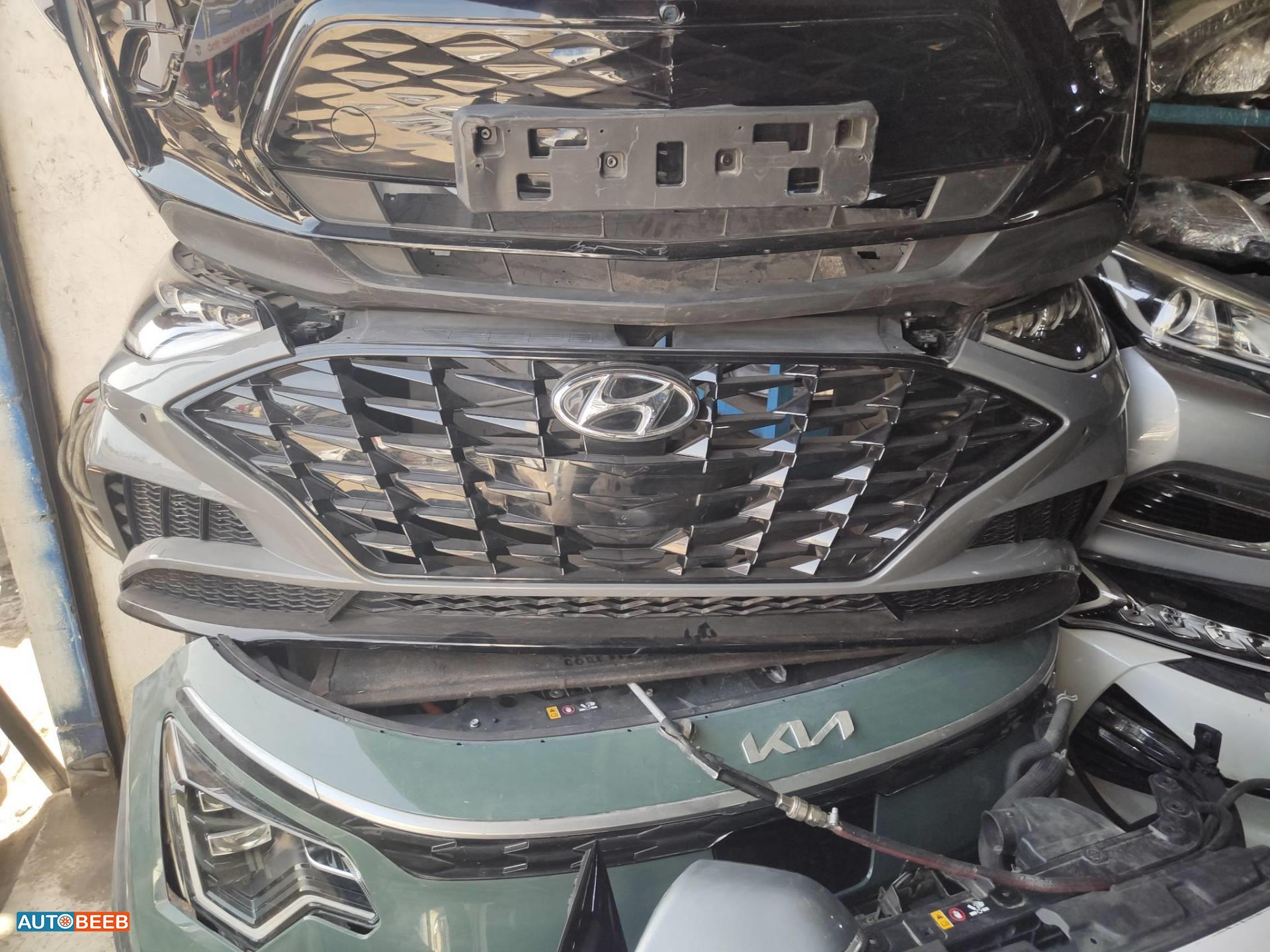 واجهة أمامية طمبون اضوية يمين شمال هيونداي سوناتا 2020 2021 2022 2023