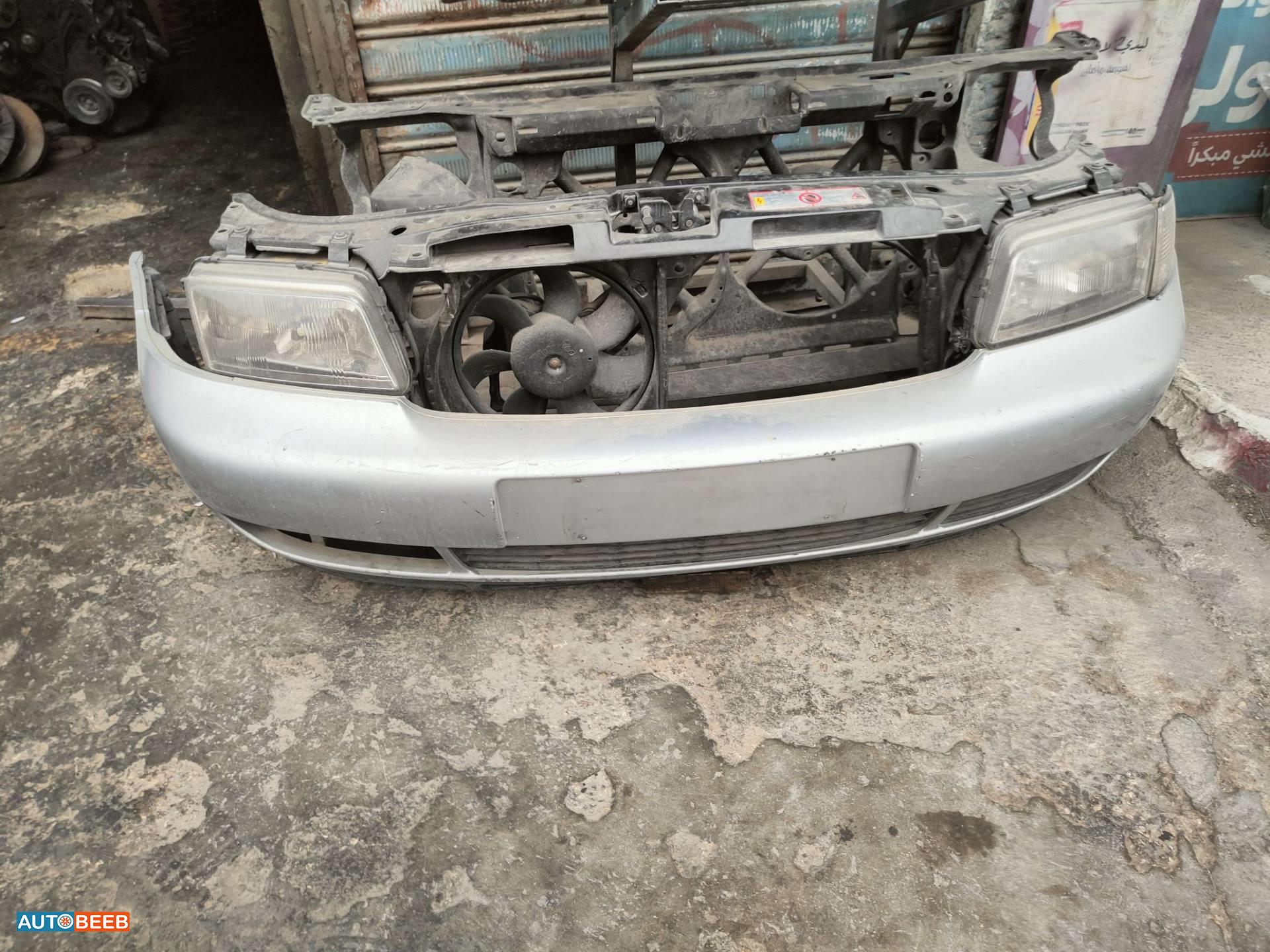 واجهة أمامية طمبون اضوية يمين شمال اودي A4 1998 1999 2000