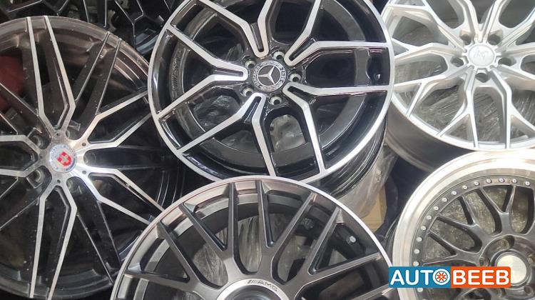 طقم جنطات مرسيدس قياس 19 