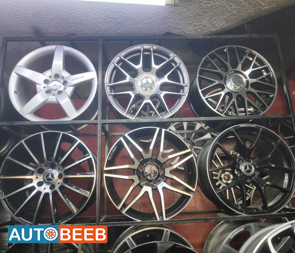 طقم جنطات مرسيدس قياس 18 