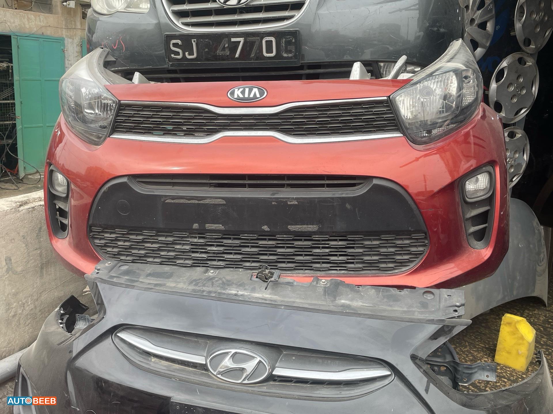 واجهة امامية طمبون اضوية يمين شمال كيا بيكانتو 2017 2018 2019 2020