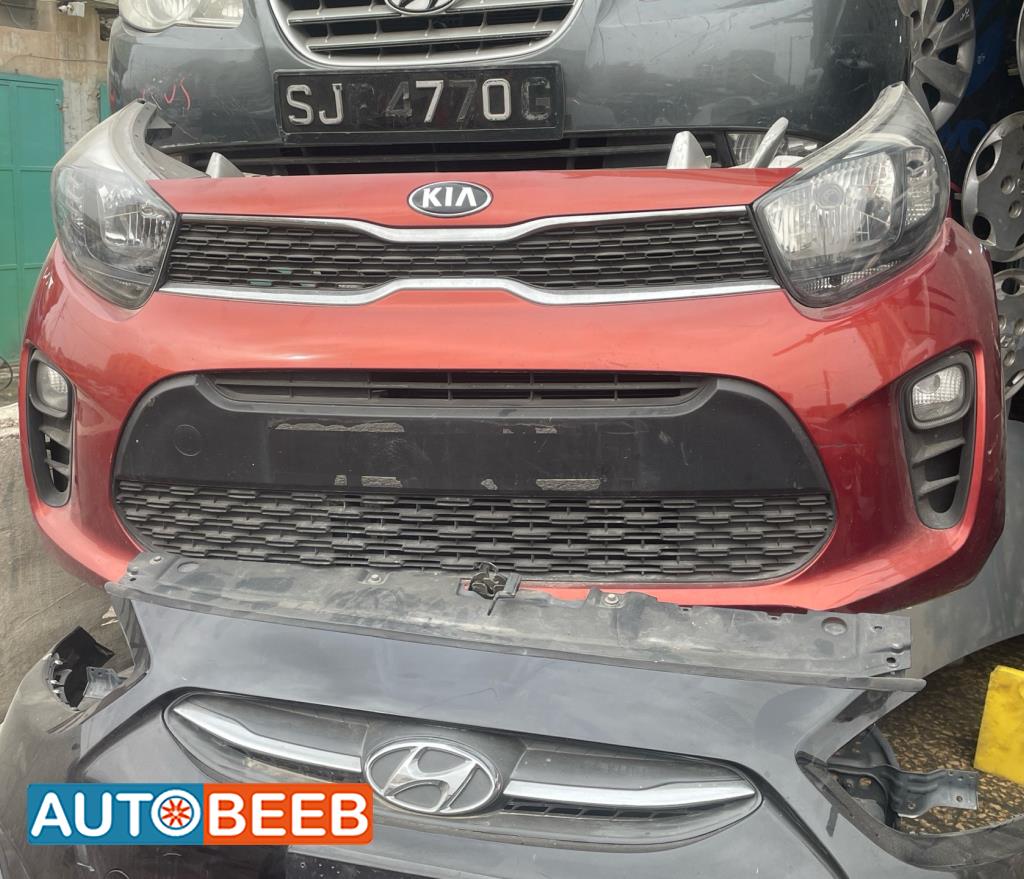 واجهة امامية طمبون اضوية يمين شمال كيا بيكانتو 2017 2018 2019 2020