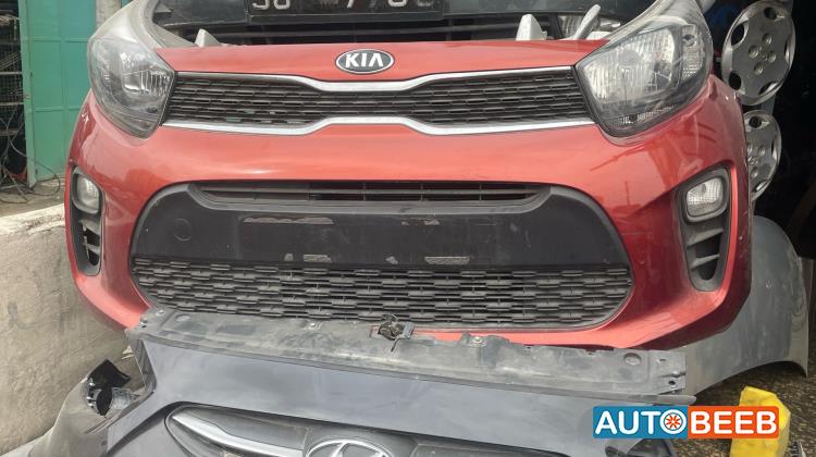 واجهة امامية طمبون اضوية يمين شمال كيا بيكانتو 2017 2018 2019 2020