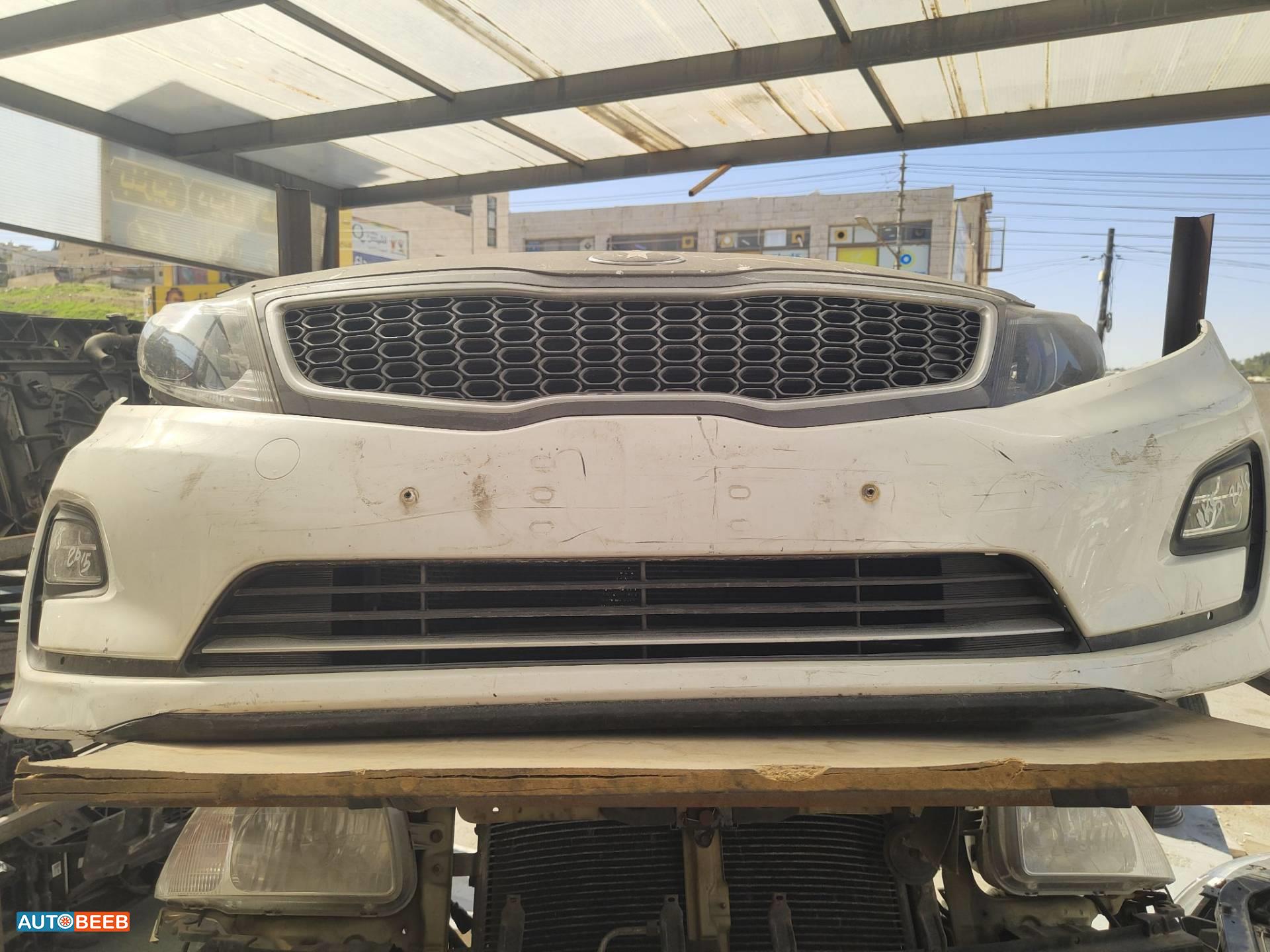 واجهة أمامية طمبون اضوية يمين شمال كيا اوبتيما 2015