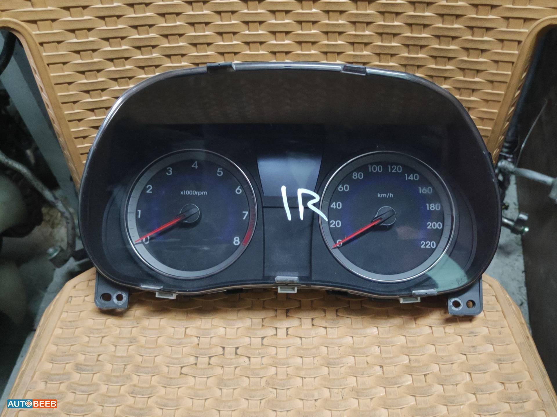 تابلوه ساعات هيونداي اكسنت 2012 2013