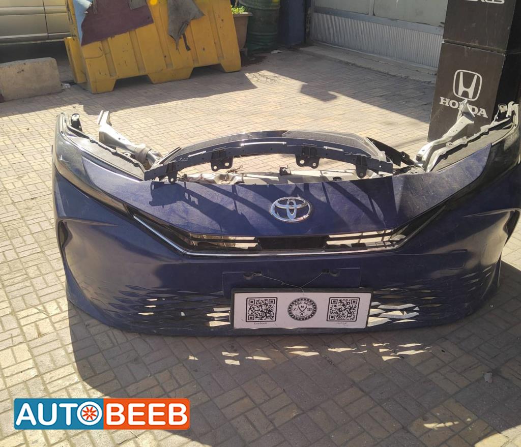 واجهة أمامية طمبون اضوية يمين شمال تويوتا كامري 2024 2025