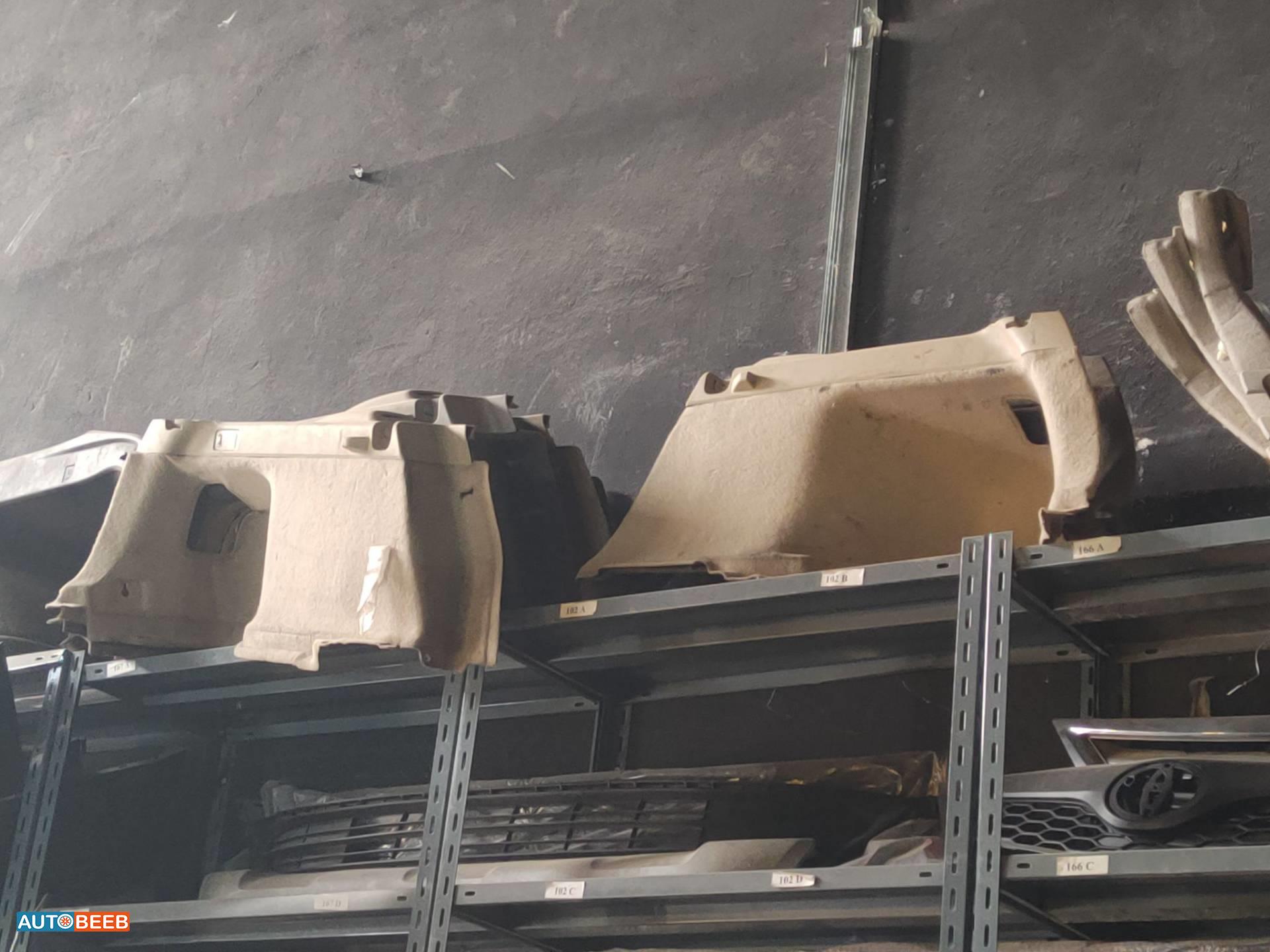 بطانة جناح خلفي داخليه تويوتا بريوس 2008 2009 2010 2011 2012 2013 2014