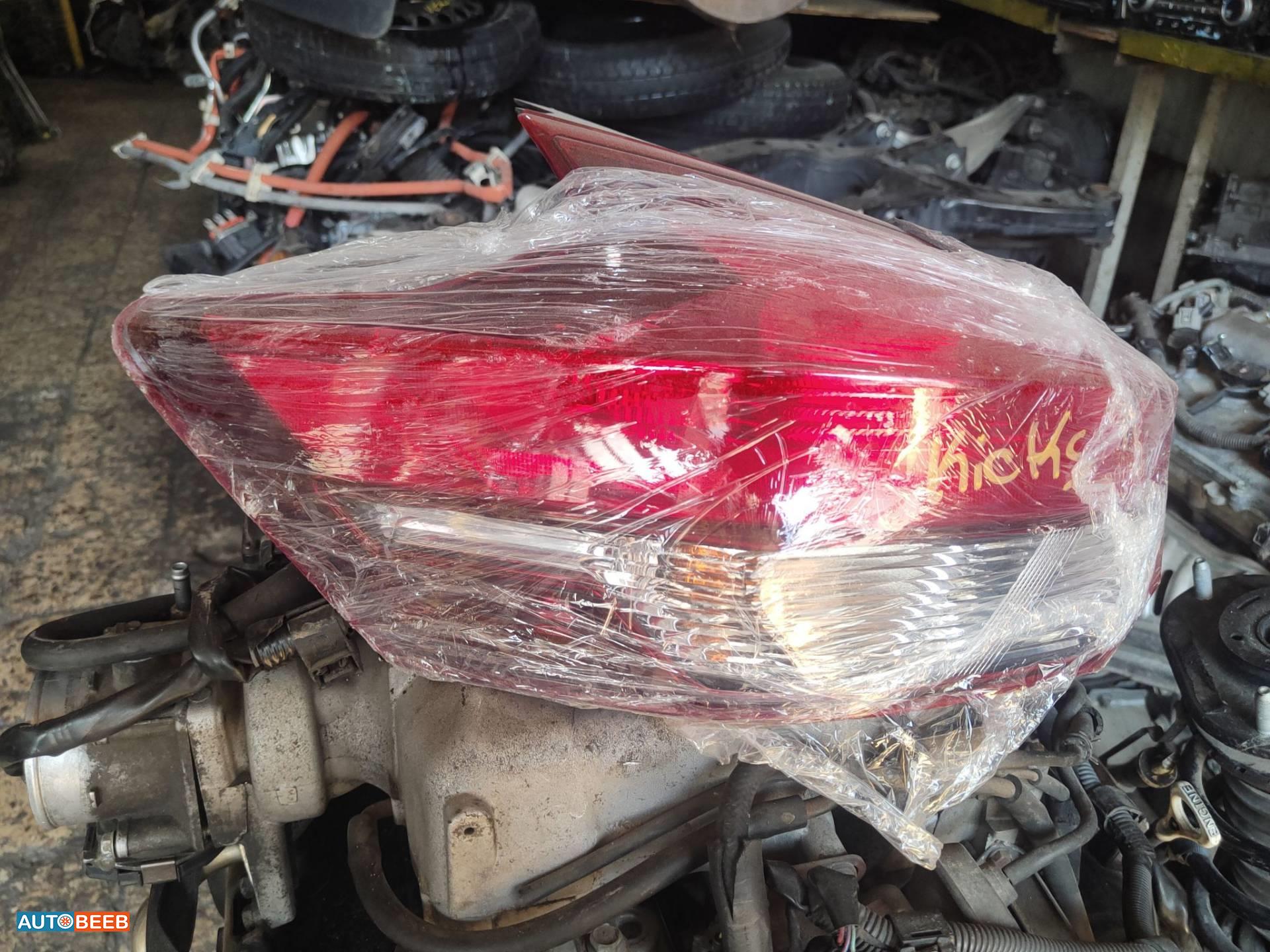 Lights Rear light Nissan Kicks
