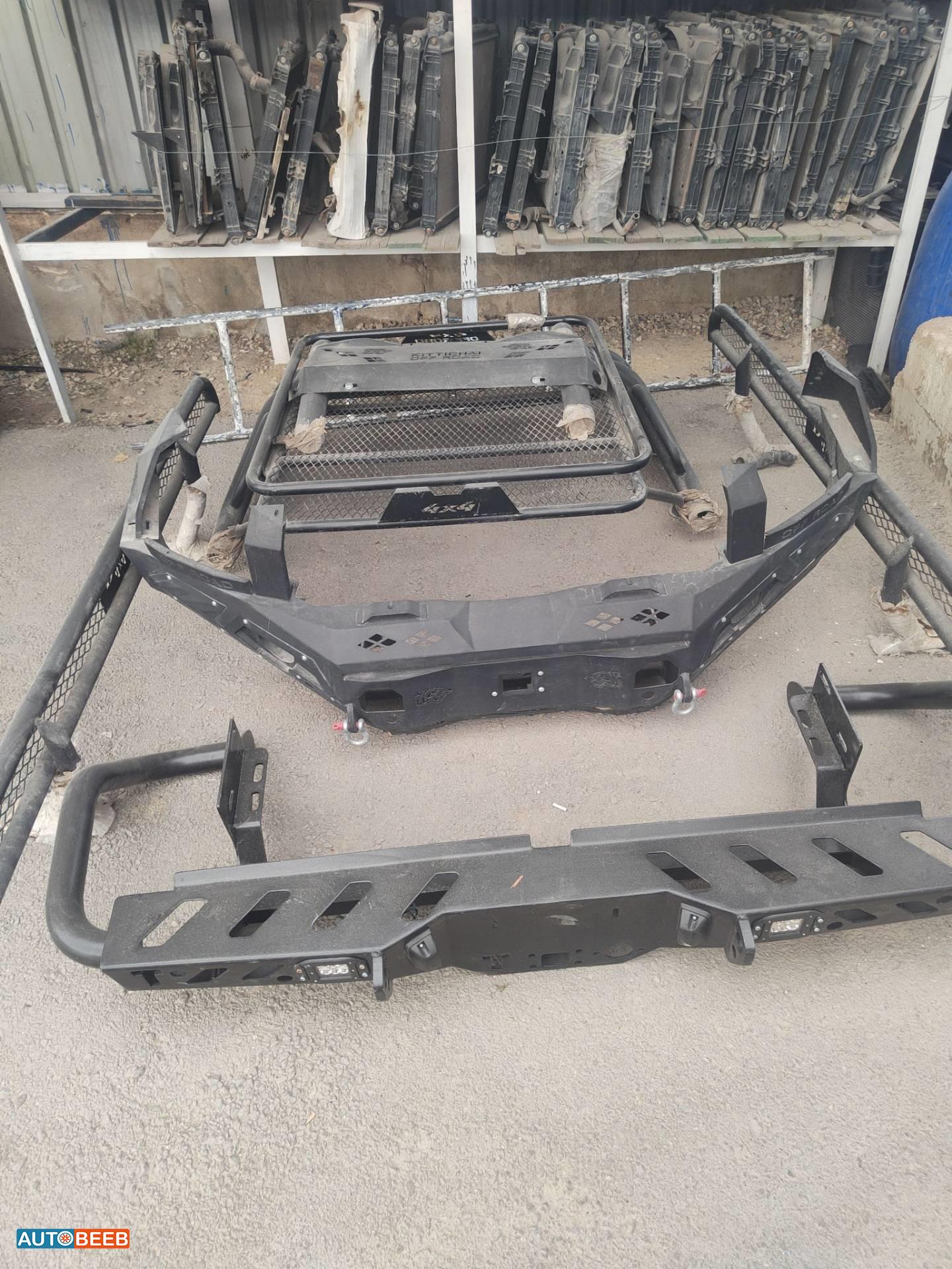 حديد تعديل طمبون امامي خلفي مرشات جانبية رول بار خلفي سلة علوية 