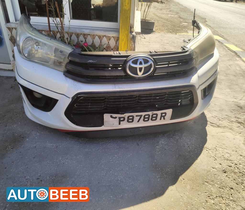 واجهة أمامية طمبون اضوية يمين شمال تويوتا هايلوكس 2016 2017 2018 2019