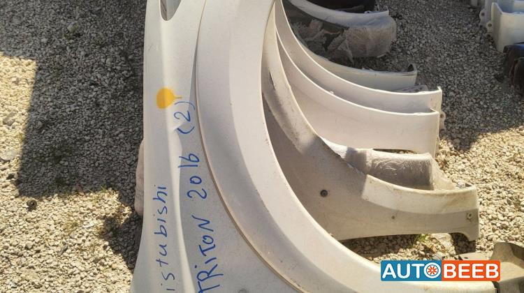 Body  Fenders  Mitsubishi L200