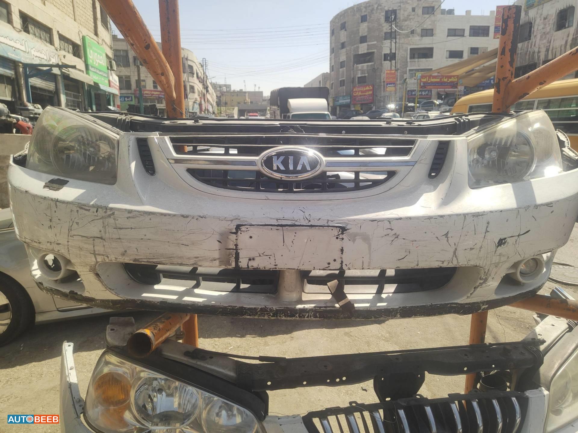 واجهة أمامية طمبون اضوية يمين شمال كيا سيراتو 2005 2006