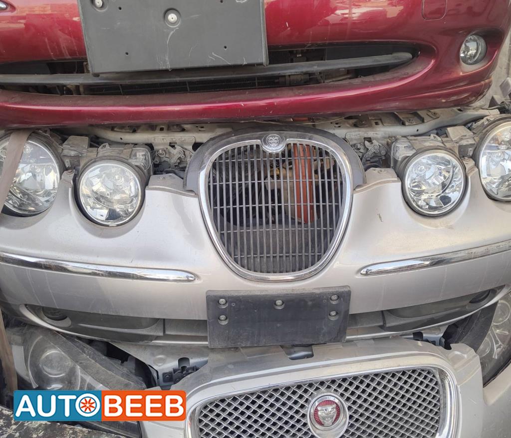 واجهة أمامية طمبون اضوية يمين شمال جاكوار s type 2005