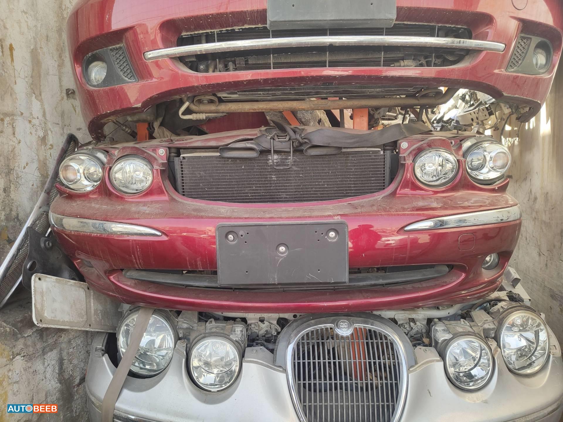 واجهة أمامية طمبون اضوية يمين شمال جاكوار x type 2007